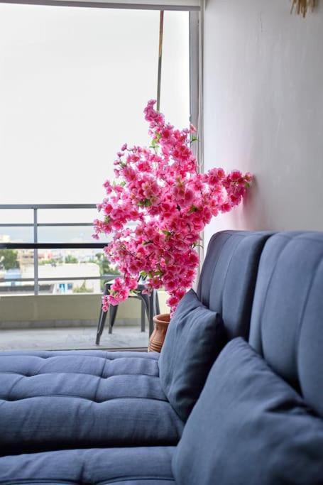 Panoramic White Blue Apartment คีออส ภายนอก รูปภาพ