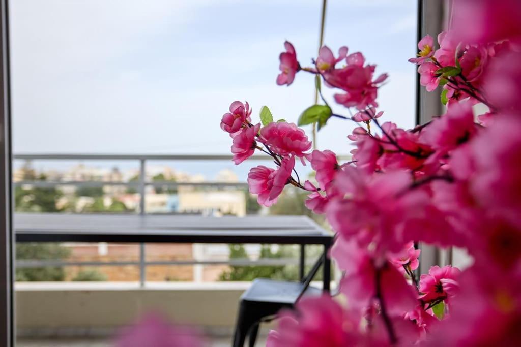 Panoramic White Blue Apartment คีออส ภายนอก รูปภาพ